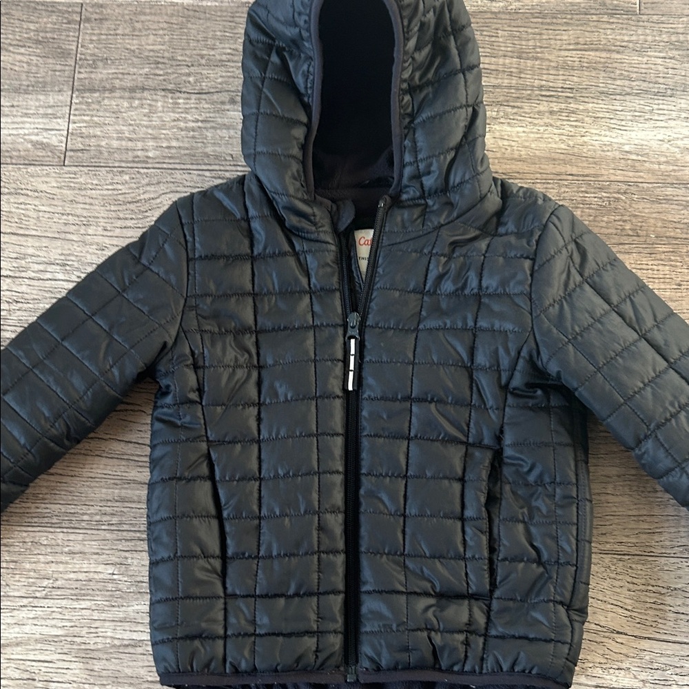 Cat & Jack Black Kids Puffer Jacket